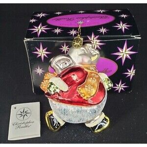 Christopher Radko "Snowball On Ice" Ornament with Tag and Box